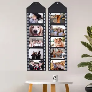 Vintage European Style Film Card Photo Frame, Fits 5/6/7 Inch Photos, Creative Office Home Wall Hanging Picture Frame Decor