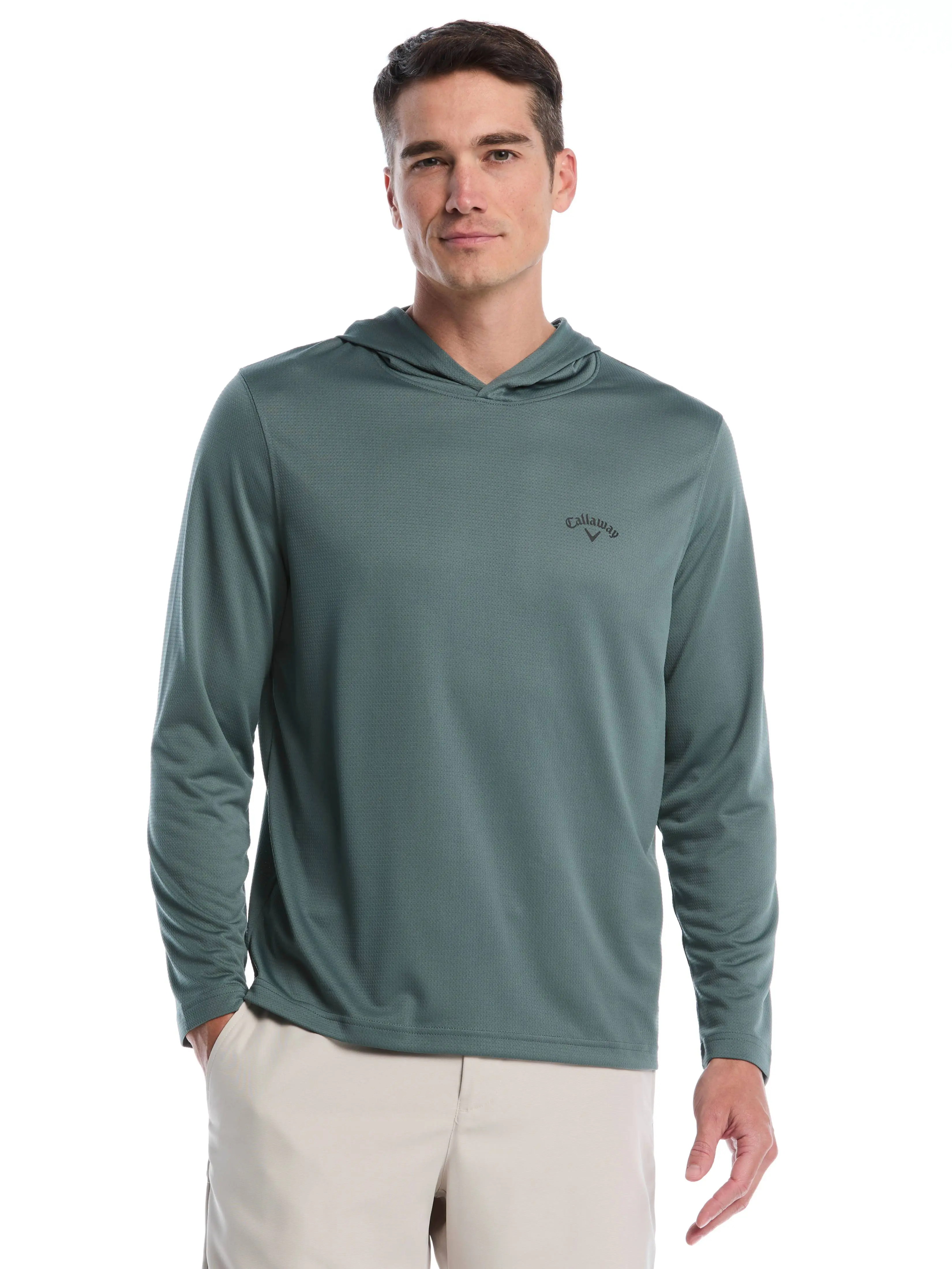 Mens Texture Coastal Hoodie