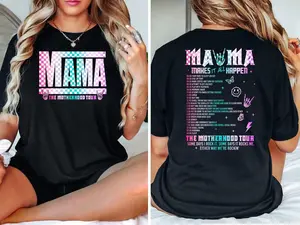 Sale Up To 70% -Mama The Motherhood Tour Shirt, Rocker Mama Shirt, Rocker Mom Tee,Sometimes I Rock It, Makes it All Happen, Mother's Day Shirt, Fun Mama Tee, Best Mom Ever Tee, Mothers Day Gifts, Womenswear, Made In USA