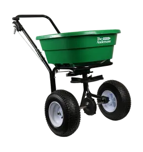 The Andersons Pacer Pro Walk-Behind Broadcast Spreader for Fertilizer, Grass Seed and Salt - 80 lb. Hopper Capacity