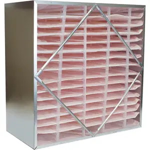 Filterbuy 24x24x6 Air Filter MERV 11 Allergen Defense No Header (1-Pack), Rigid Cell Box Filters HVAC (Actual Size: 23.38 x 23.38 x 5.75 Inches)