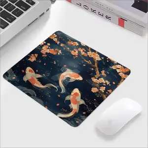 koi design Mouse Pad 40X45 Large Square Computer Office Game Table Mats Rubber Anti-slip Laptop Mousepads Small Desk Pads