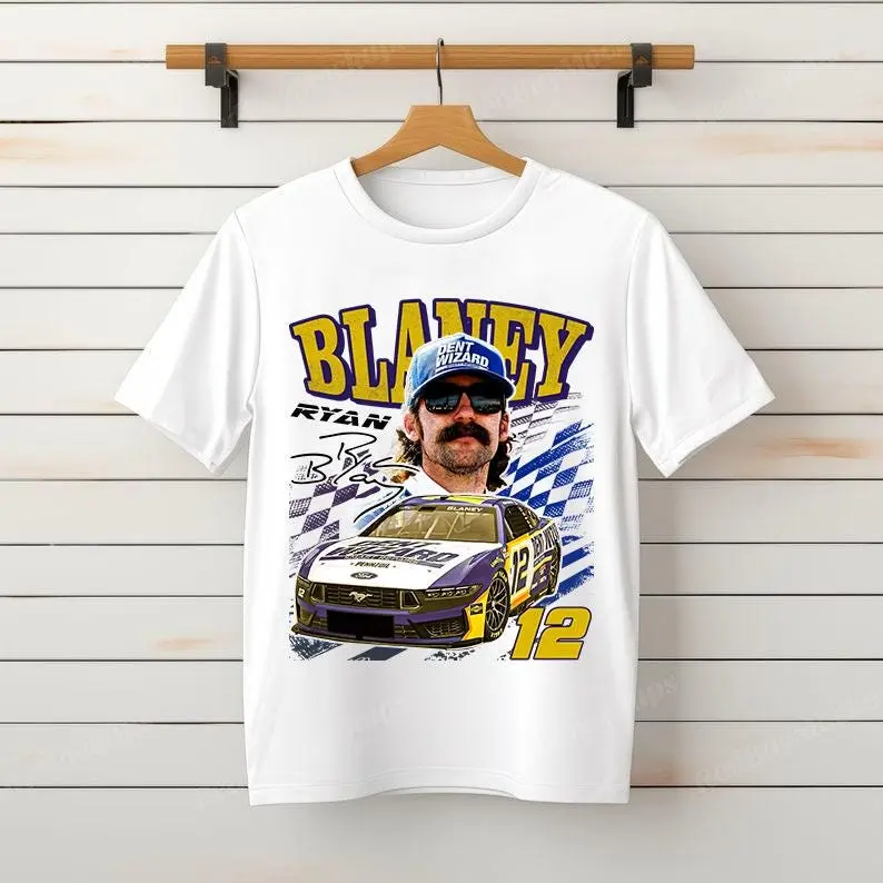 Ryan Blaney Nascar Vintage Shirt, Nascar Racing Graphic T-Shirt, Vintage Nascar Shirt, Nascar Series Fan Apparel