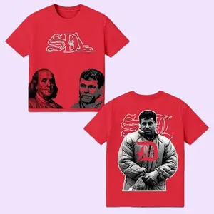 SDL EI CHA P0 Benjamin RED T-Shirt, Gift for men, Gift for your boyfriend, Unisex Cotton Casual
