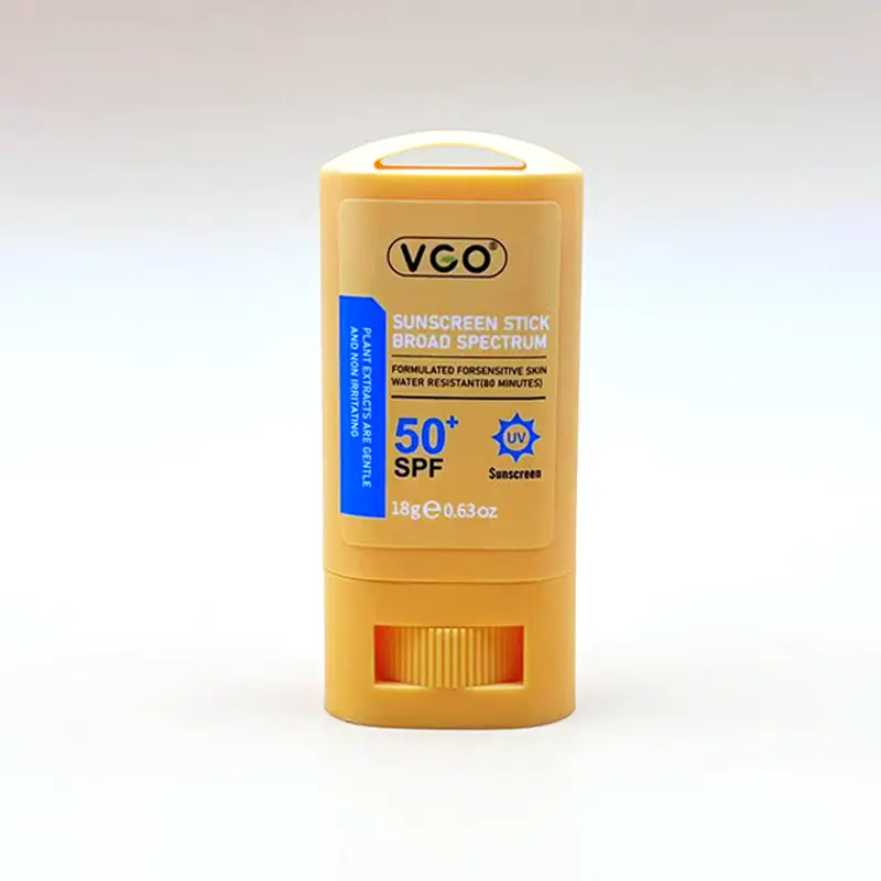 VGO SPF 50+ Sunscreen Stick with Ceramide & Tint Broad Spectrum, Travel-Friendly Protection for Face & Eyes – Non-Greasy Facial Skincare Comfort Moisturizer Daily