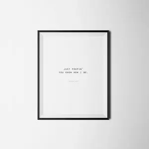 The Office Michael Scott Quote Funny Art Print - Office Decor Gift Idea dopamine  decor
