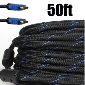 HIGH SPEED HDMI 1.4 CABLE Cord 2K 4K For BLURAY DVD PS 3 4 5 HDTV XBOX LCD 50FT 15 Meter