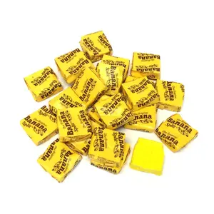 Original Banana Split Taffy Candy Chews - Delicious Banana Flavored Candy Bulk Bag in Yellow Packaging