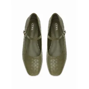 Cider WOVEN ADJUSTABLE STRAP FLATS