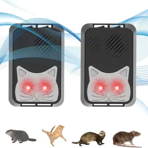 Car Mouse Repeller Two Adjustable Ultrasonic LED Flashing Light, Effective Rat Squirrel Mink Deterrent, 1pcs Automotive Pest Control Device