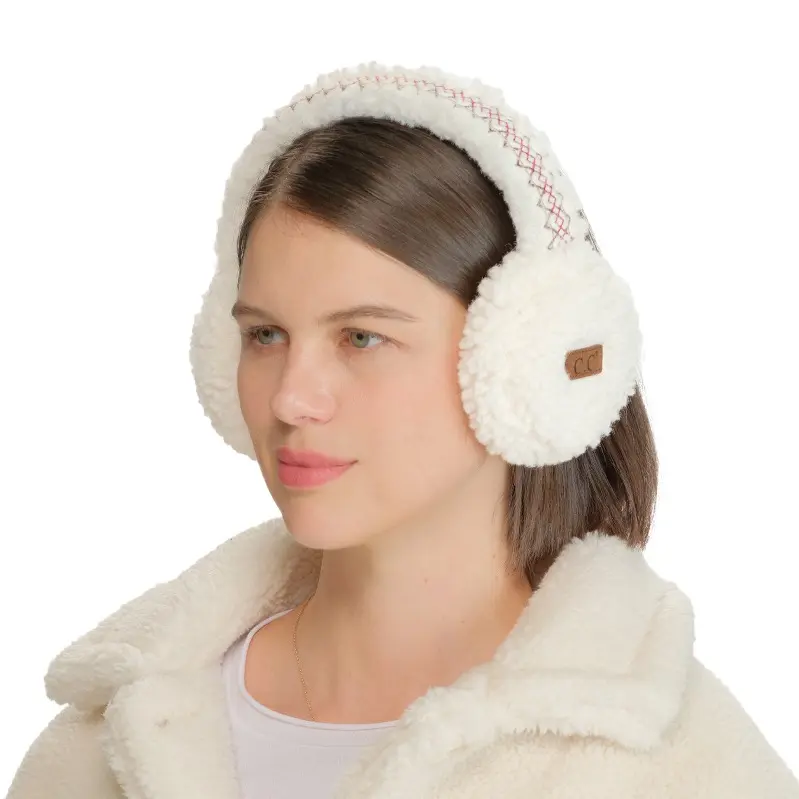 6 Pcs Winter Fleece Ear Warmer Headband, Headband for  display picture 2
