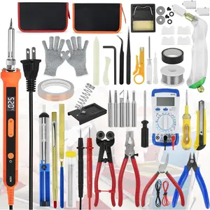 Stained Glass Kits for Adults Complete Stained Glass Supplies with 100W Soldering Iron Kit and Glass  Tool Kit  Stained Glass Starter Kit for Beginners and Experienced Crafters