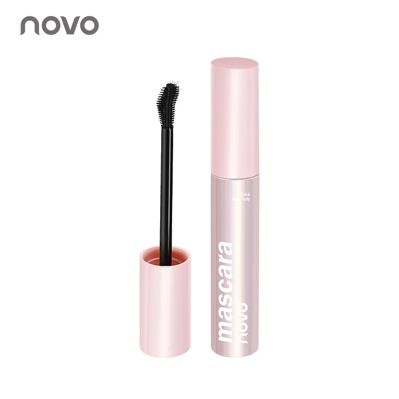 NOVO Feather Curling Mascara Volumizing Lengthening Waterproof Smudge-Proof Long Lasting Separated Lashes Eye Makeup
