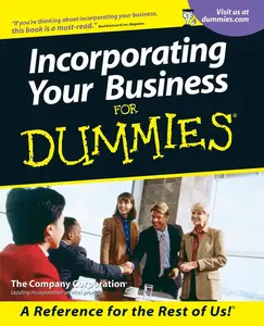 USED-Incorporating Your Business for Dummies by The Company Corporation (Paperback)