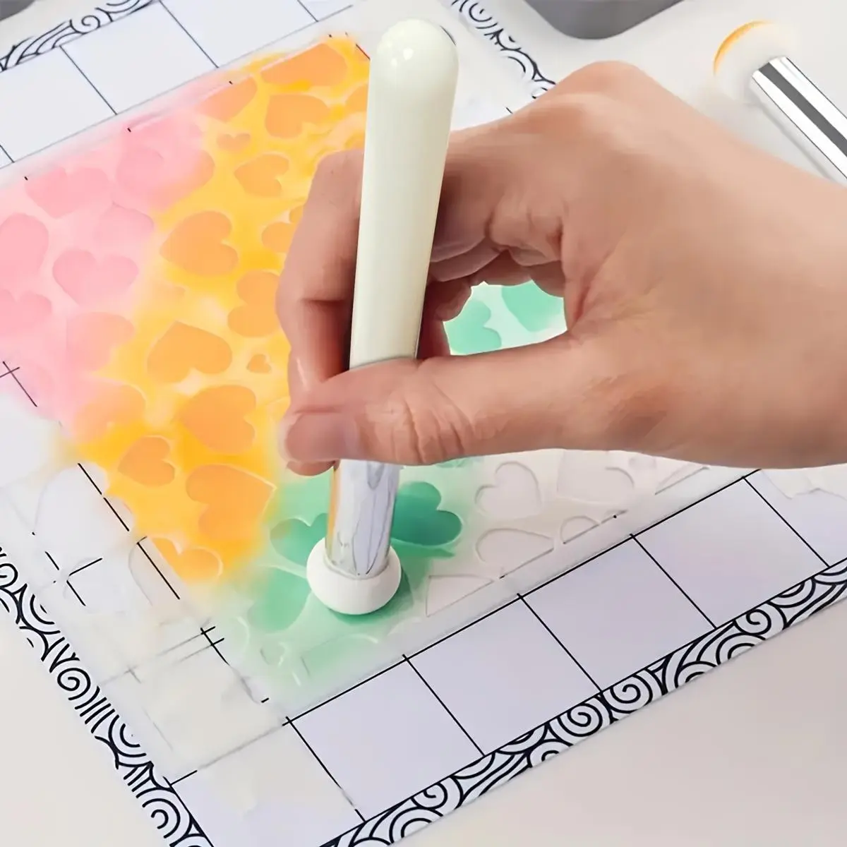 4 Pack of Foam Blending Sponges for DIY Crafting: Perfect for Smoothly Applying Ink on Paper Cards - Suitable for Normal Skin Types