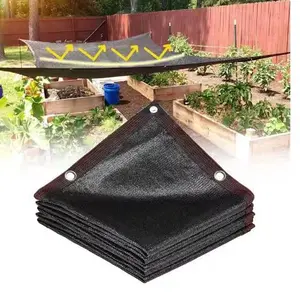 Kennel & Outdoor Use, Shade Cloth 6.5 x 10 FT - 12-Weave Durable UV Blocking Mesh Tarp for Garden, Patio, Greenhouse & Chicken Coop - Sun Shade Cover with Grommets for Plants