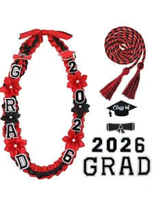 2026 Graduation Ribbon Honor Rope, Graduation Sash, Festival Award Wreath, Hawaiian Necklace Decoration, Perfect for Celebrations and Recognition Events