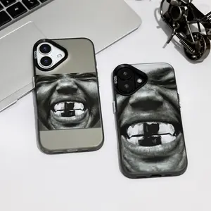 Kanye Rapper Phone Case,Suitable for iPhone 16 15 14 13 12 11 Pro Max  Plus Hip Hop Look Phone Case Fashion Cool Hip Hop Design Compatible with iPhone 13 Case/ 14 Case/15 promax case/16 Plus case Silicone Cellphone Cover Protection Shockproof