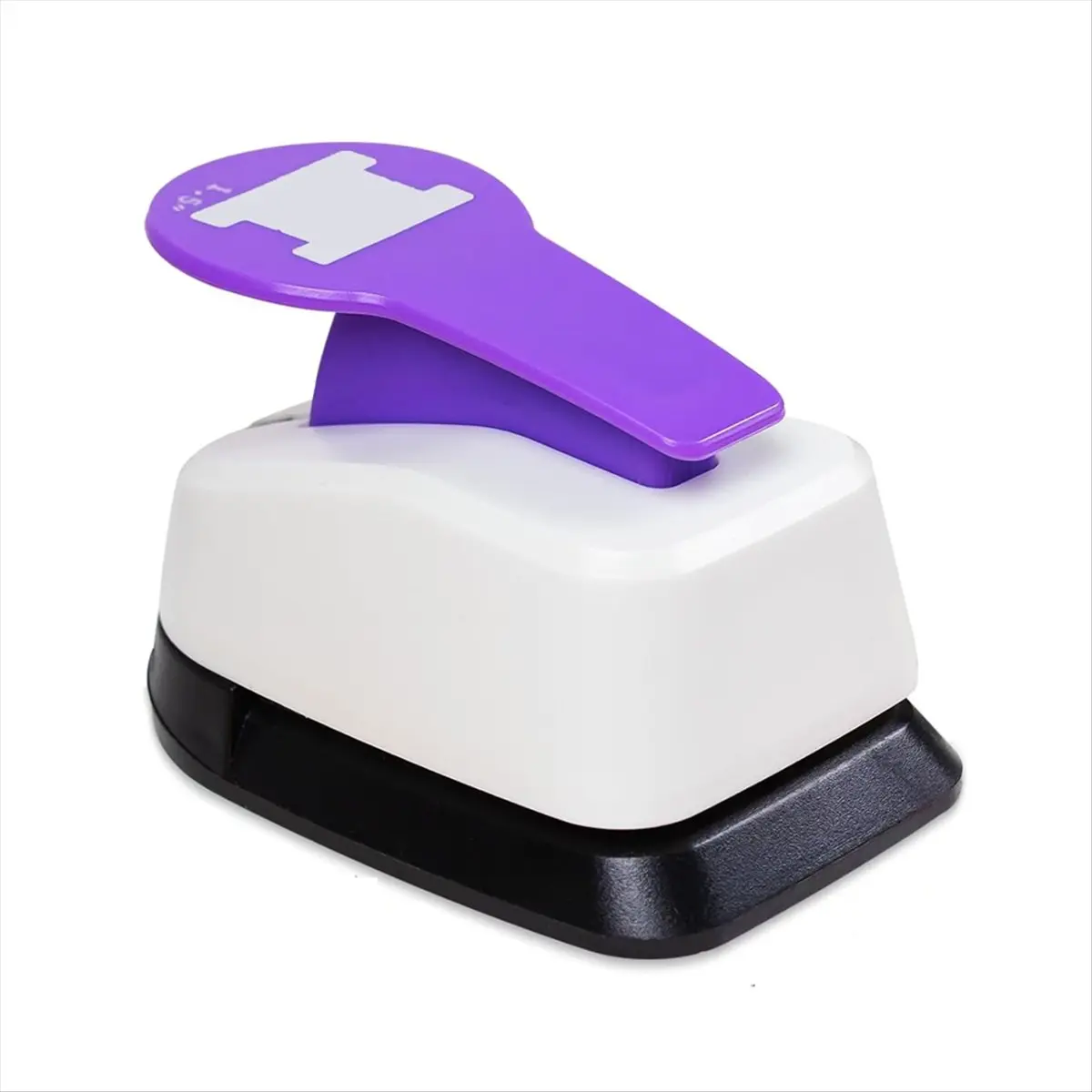 1.5" Foldable Tab Paper Punch - Household Organizing Tool with Innovative Design, Effortless Operation, Smooth Clean Cuts, Versatile Use for Crafting, File Labeling Projects, 1.5" Size