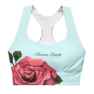 Recycled Longline Sports Bra - Compressed, Activewear, Bra-Style Design for Gym, Running, Sports Bras, Compressed Sports Bras