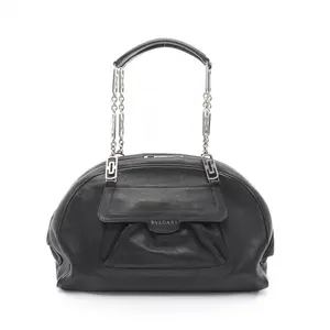 Pre-owned Bvlgari Other Shoulder Bags Parentesi Leather Bowling Bag 1305262101219718200