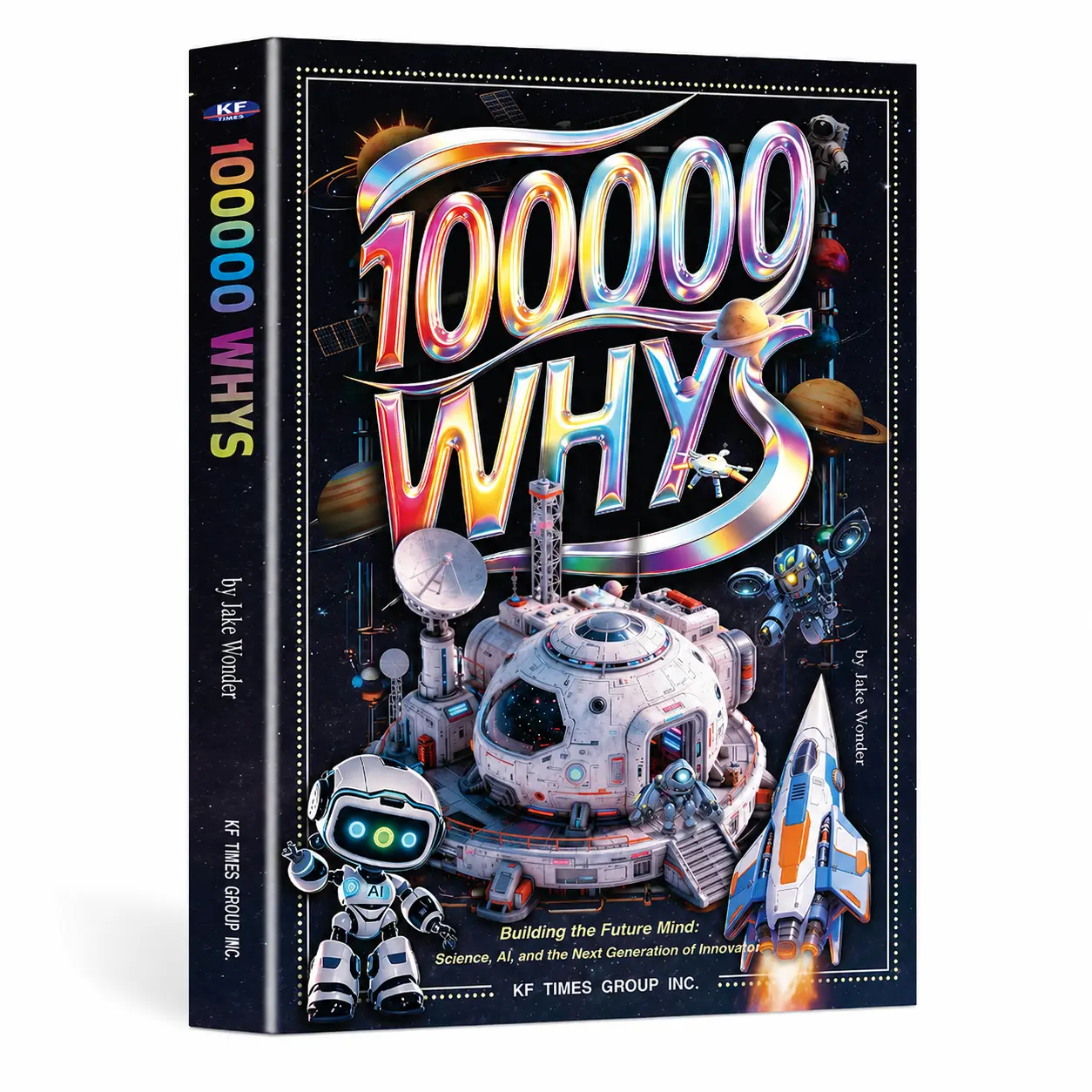 【Yun Books】100000 Whys: A Kids’ Science & STEM Encyclopedia of Space, AI, and the Future World | Fun Q&A Learning Book for Curious Minds Ages 3–12