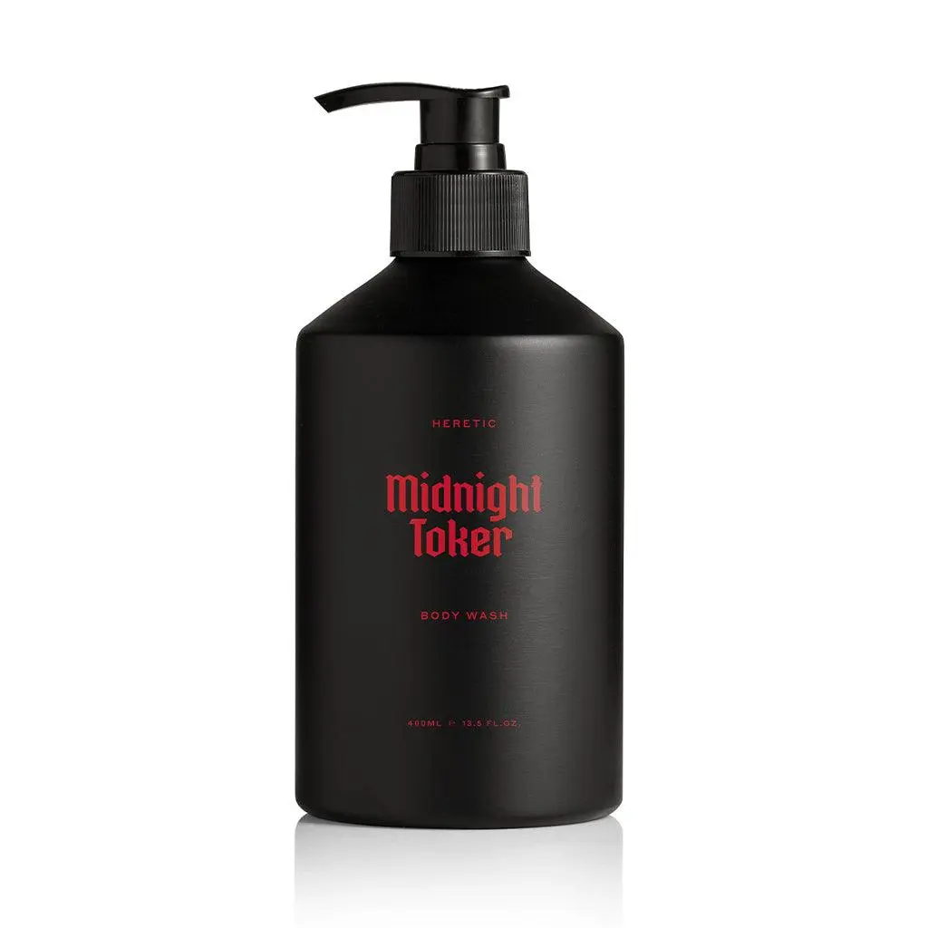 MIDNIGHT TOKER BODY WASH - CLEANSE YOURSELF IN SMOKE. CLOVE, VANILLA AND APRICOT. Scented Fragrance