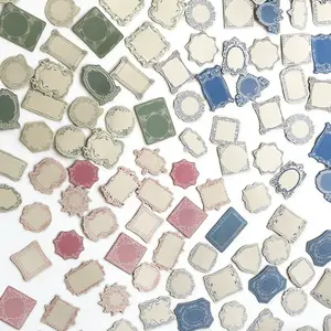 Plant Card Texture Paper Set, 4 Designs 120 Sheets, DIY Decor Art Supplies, Handmade Journal Making, Craft Materials