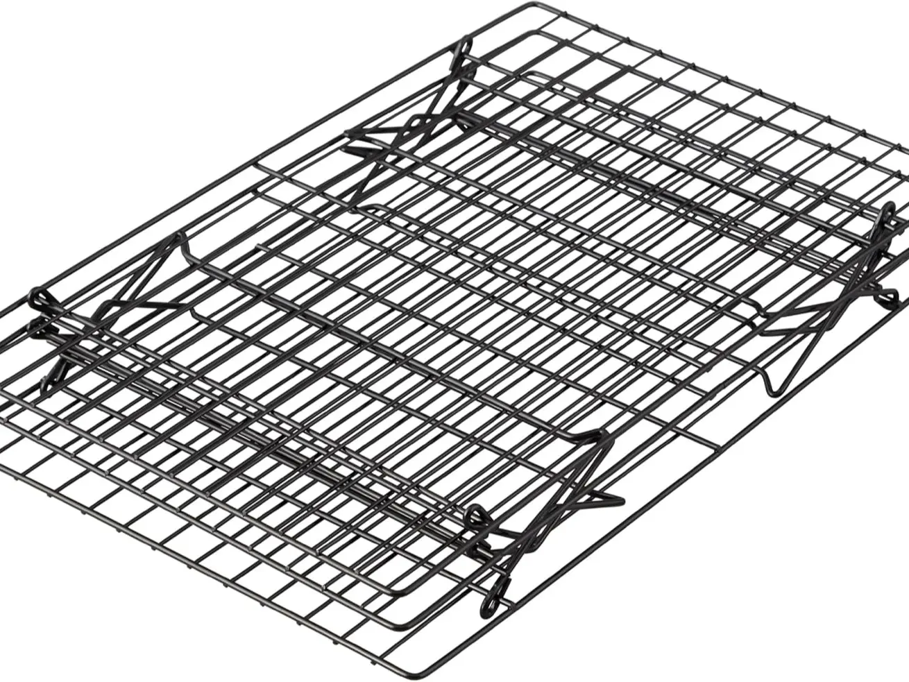 Wilton Excelle Elite 3-Tier Cooling Rack for Cookies, Cake and More - Cool Batches of Cookies, Cake Layers or Finger Foods, Black