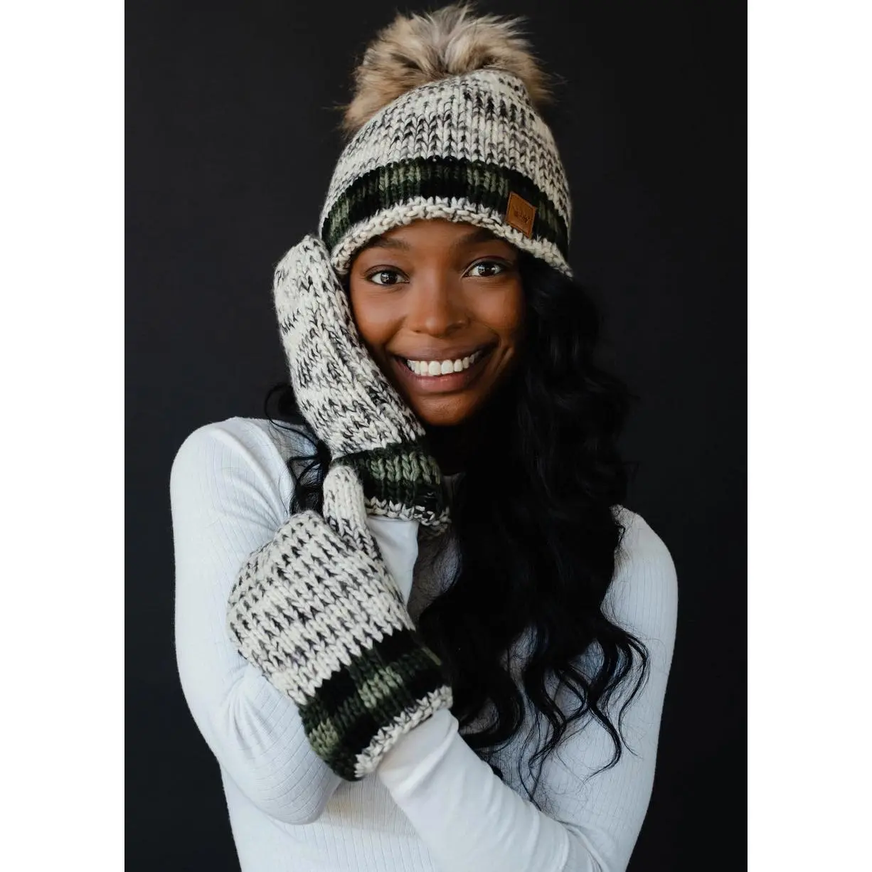 Panache Apparel Co. Plaid Mittens