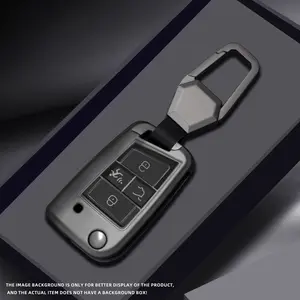 4 Buttons Tpu Remote Key Case Fob Shell for Vw Golf 7, Sportsvan Gti Mk7, Passat B8, Jetta, Touran, Skoda Octavia A7, Seat Leon Ibiza