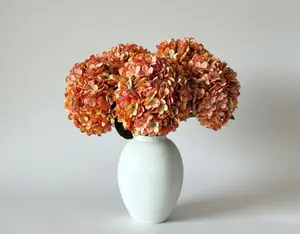 Faux Hydrangea - Sunset (5 Stems)