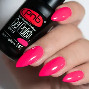 PNB Juicy raspberry Pink gel nail polish 145