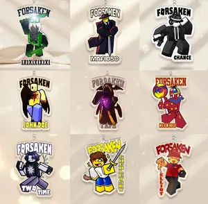Forsaken Survivors & Killer Keychains, Roblox Forsaken Character Acrylic Keychains, Cute, Durable, And Perfect For Bags, Keys, Or Gifts. Great For Daily Use Or As Thoughtful Little Gifts For Your Friends And Yourself.