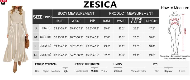 ZESICA Womens 2025 Fall Turtleneck Long Sleeve Sweater Dress Tie Waist Casual Loose Ribbed Knit A Line Midi Dresses ZESICA Womens 2025 Fall Turtleneck Long Sleeve Sweater Dress Tie Waist Casual Loose Ribbed Knit A Line Midi Dresses