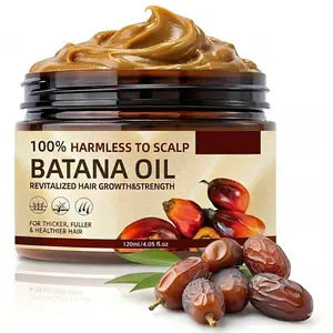 Batana Oil for Hair Growth Dr. Sebi Organic Pure with Keratin, Coffee Extract & Other Ingredients To Enhance Efficacy for Haircare,Hair Growth Serum Smooth Silky