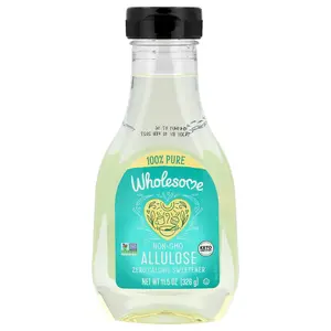 Wholesome Sweeteners Allulose, Zero Calorie Liquid Sweetener, 11.5 oz (326 g) Wholesome Sweeteners Allulose, Zero Calorie Liquid Sweetener, 11.5 oz (326 g)