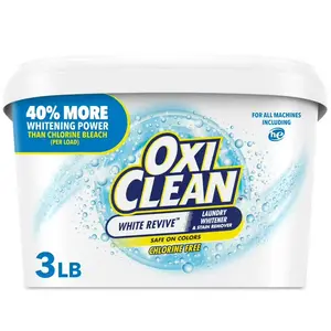 Oxi Clean White Revive Laundry Whitener and Laundry Stain Remover Powder, 3 lb