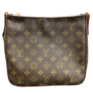 Pre-owned Louis Vuitton Canvas Shoulder Bags Looping MM Monogram Tote Bag