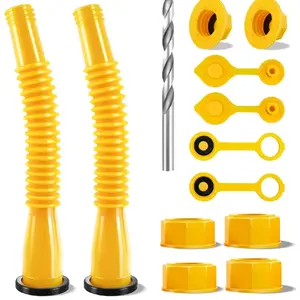 Anti-Spill Gas Can Spout Replacement for 1, 2, 5, and 10-Gallon Cans