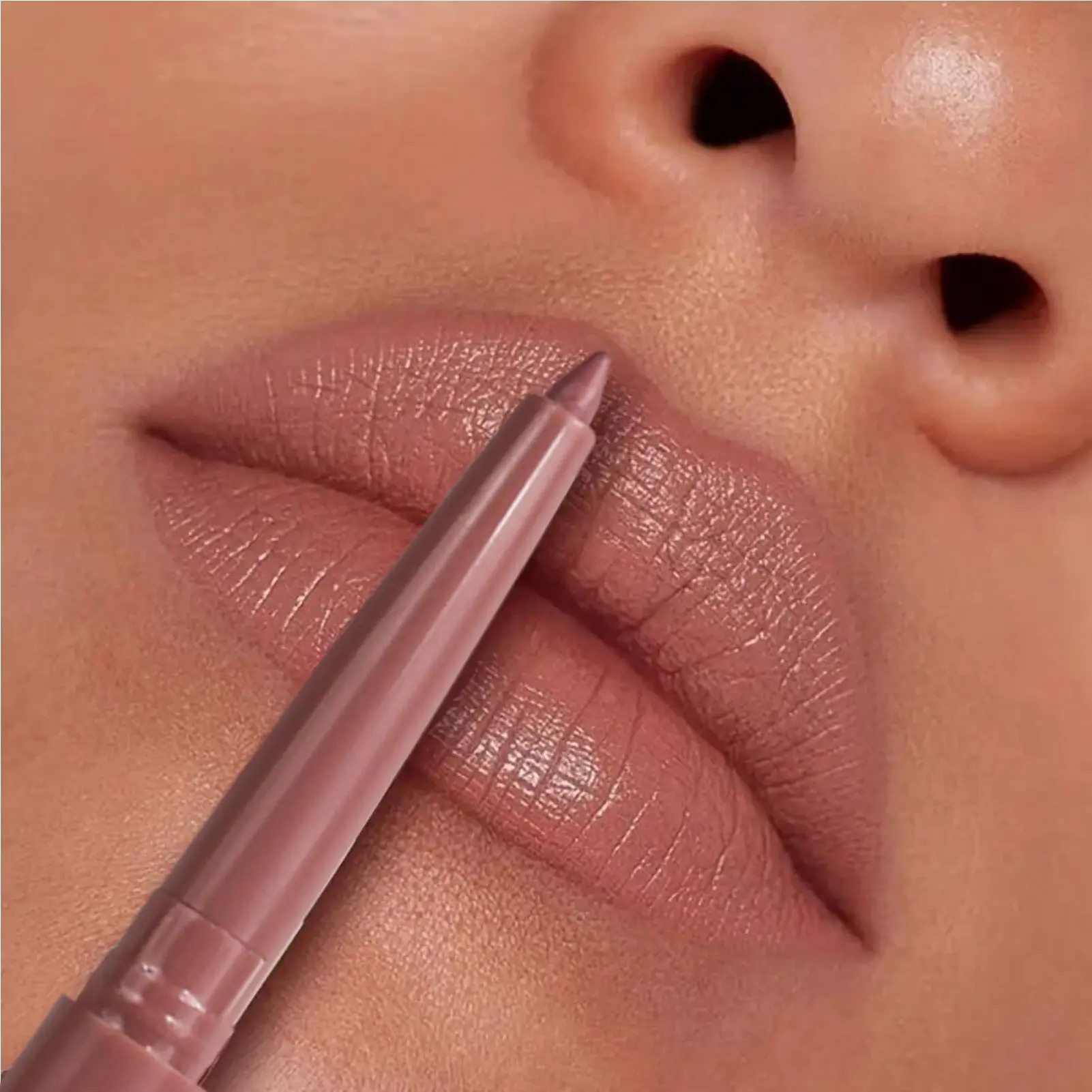 1PC 2-in-1 Lip Liner Waterproof Long Lasting Matte Lipstick Pencil Nude Pink Purple Brown  Lips Outline Makeup Crayon Stick Lip Tint Line Cosmetic