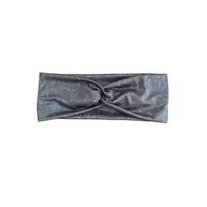 Black & White Yoga Twisted Headband shop viral headbands sport daily workout yoga fitness