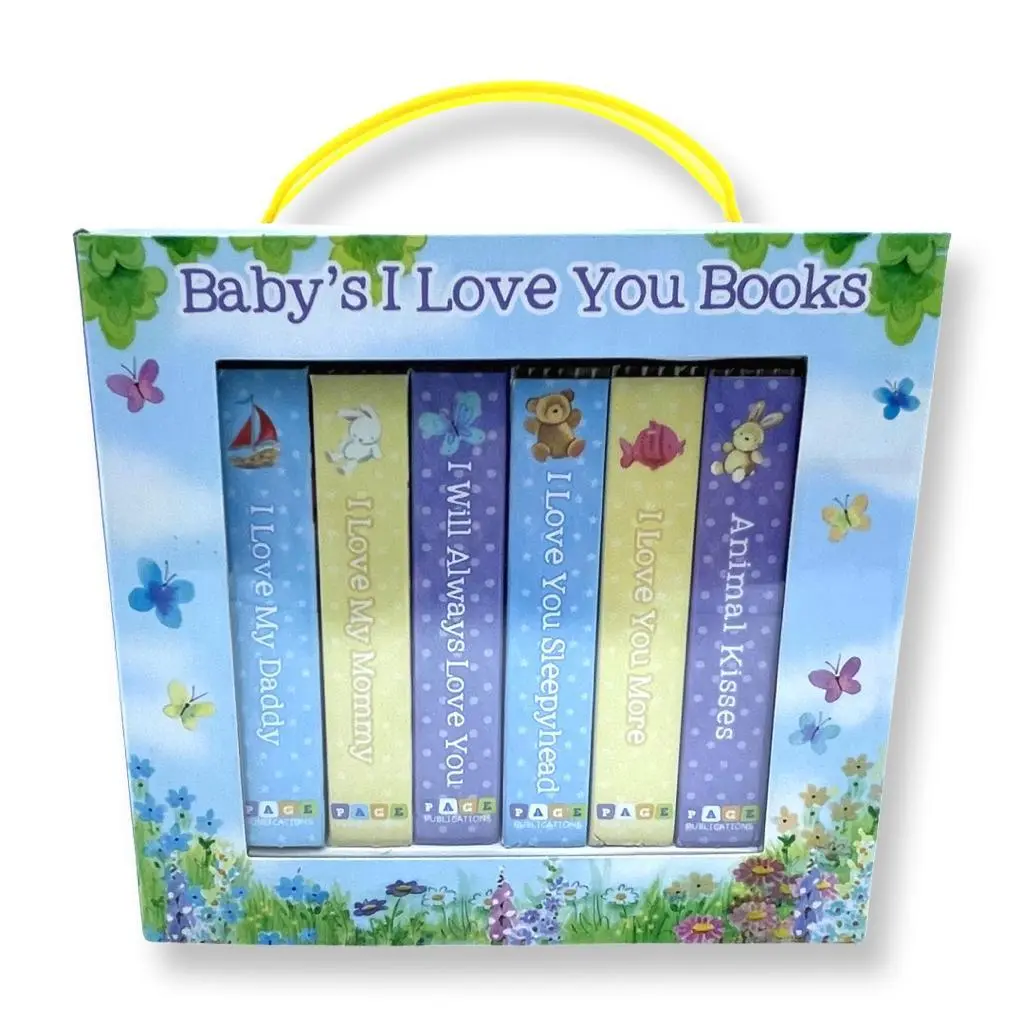 Love-Themed Board Books for Babies - Early Reader Learning Materials for Toddlers with Illustrated Pages, Early Reader Books