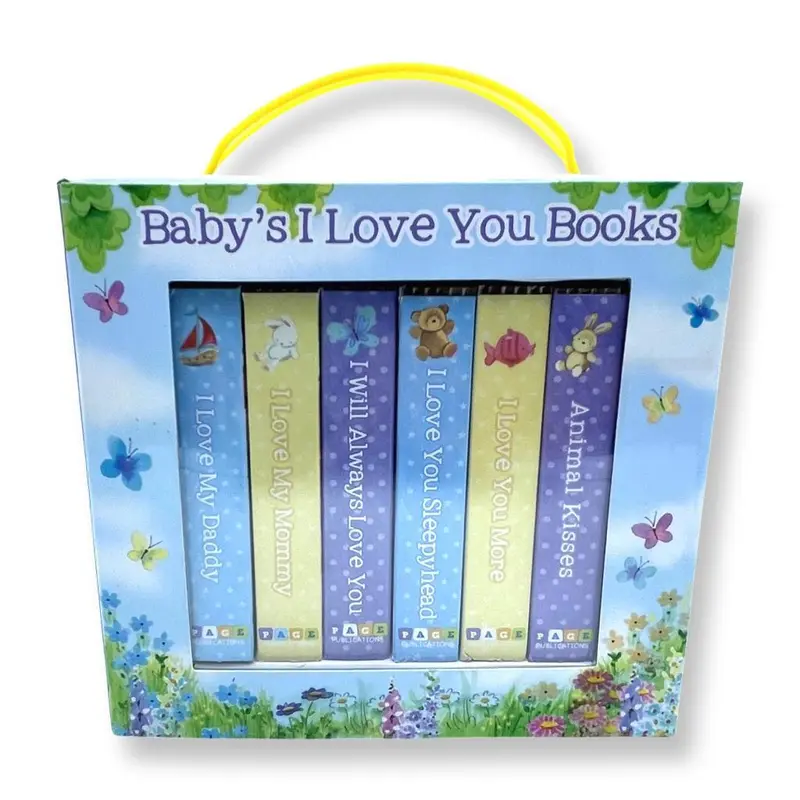 Love-Themed Board Books for Babies (5.5x5.2x3.5 in) - Preschool Learning Resource, Toddler Activity Tool, Engaging Stories, Illustrated Pages, Encourages Reading, Creates Cherished Moments