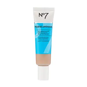 No7 HydraLuminous AquaRelease Skin Perfector - Hydrating Tinted Moisturizer & Foundation for Face - Ceramides & Vitamin B5 for Long Lasting Skin Hydration (30 ml)