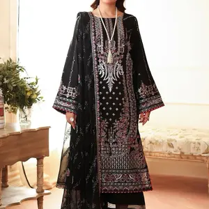 Raw-silk Embroidered Suit