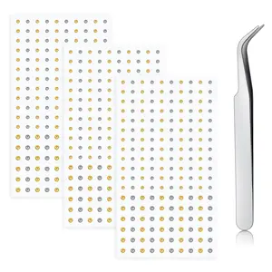 Fake Piercings Fake Nose Ring Fake Eyebrow Piercing Fake Lip Ring Fake Labret Studs Stick on Fake Nose Stud Fake Septum Ring Fake Lip Piercing Adhesive Face Jewelry Non Piercing