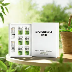 Nourishing Hair Roller Serum,Strong&Healthy Hair,Make Hair Longer Fuller Thicker,with Ginger Root Oil,Peppermint Leaf Oil, Sophorolene,Vitamin E Nourish Scalp,for All Hair Types,Daily Scalp Care,5MxL6 Bottles,Haircare Storagex advanced growth roll-onserum