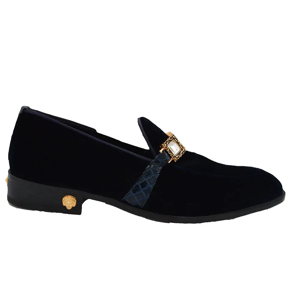 Mauri 4940 Velvet Loafer Blue Green