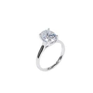 2.5 Carat Moissanite Solitaire Ring